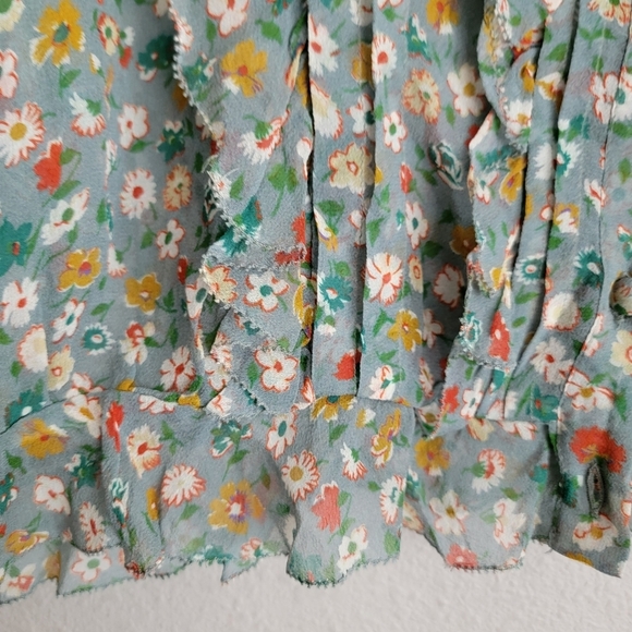 Doen Selma Top in Sarcelle Tasha Garden size XL NWT - Picture 5 of 11